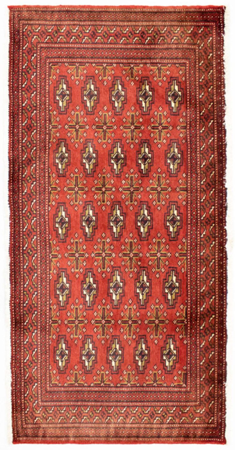 Tapis Turkaman - 130 x 60 cm - rouille