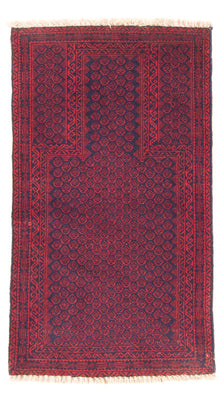 Tapis Belutsch - Tapis de prière - 140 x 76 cm - bleu