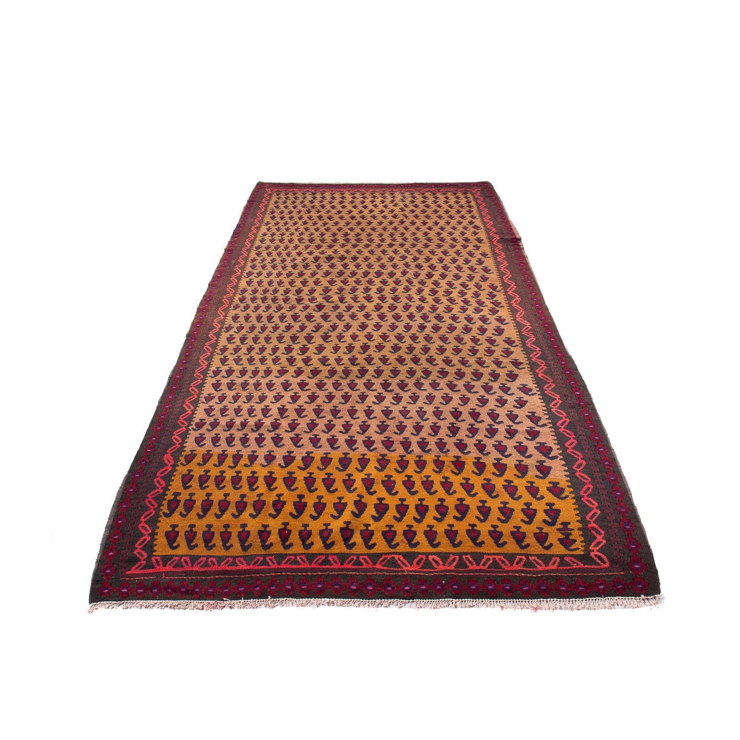 Tapis de couloir Tapis Kelim - Vieux - 280 x 150 cm - multicolore