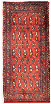 Tapis Turkaman - 130 x 60 cm - rouge