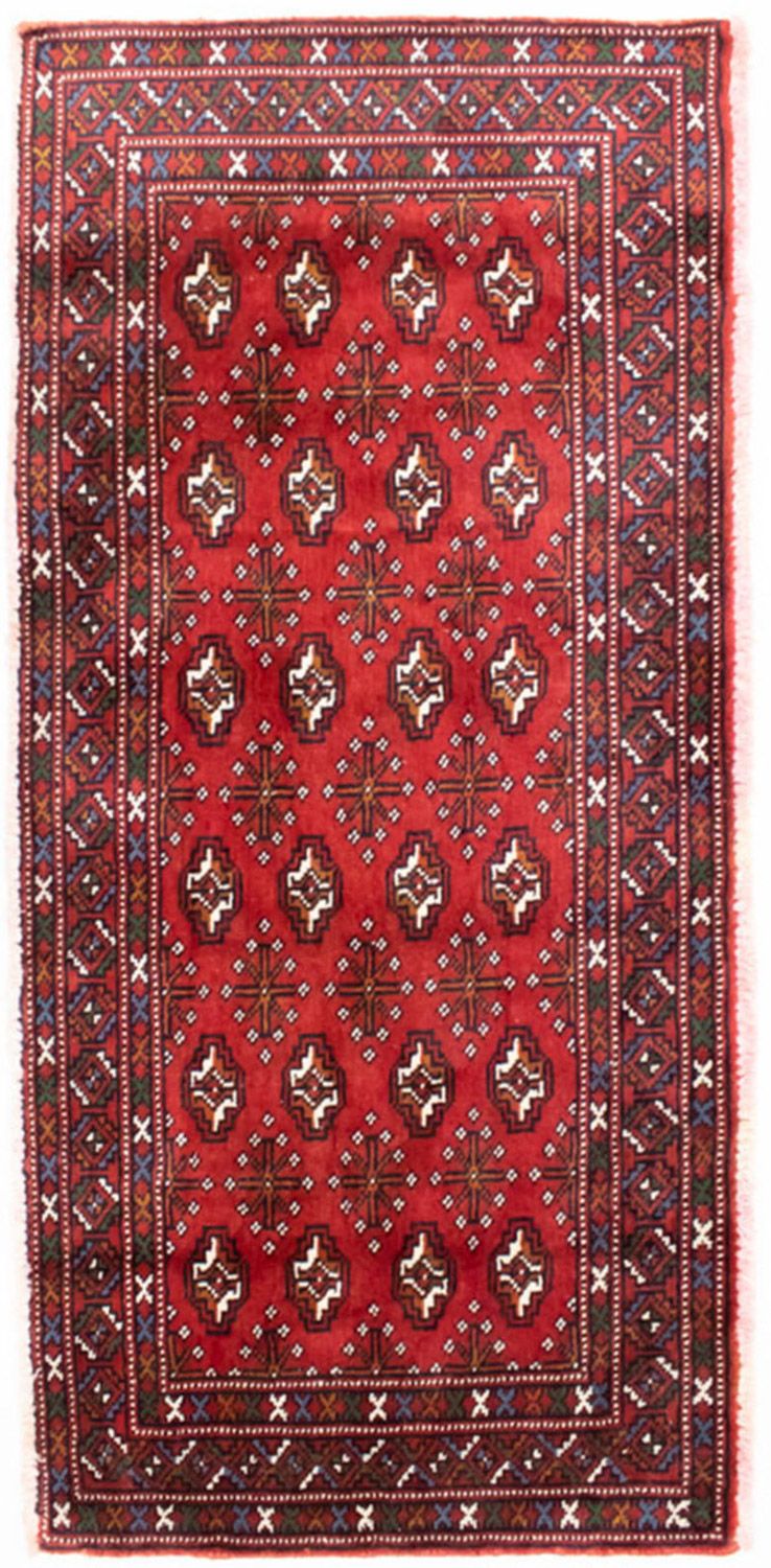Tapis Turkaman - 130 x 60 cm - rouge