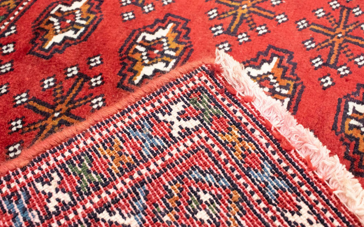 Tapis Turkaman - 130 x 60 cm - rouge