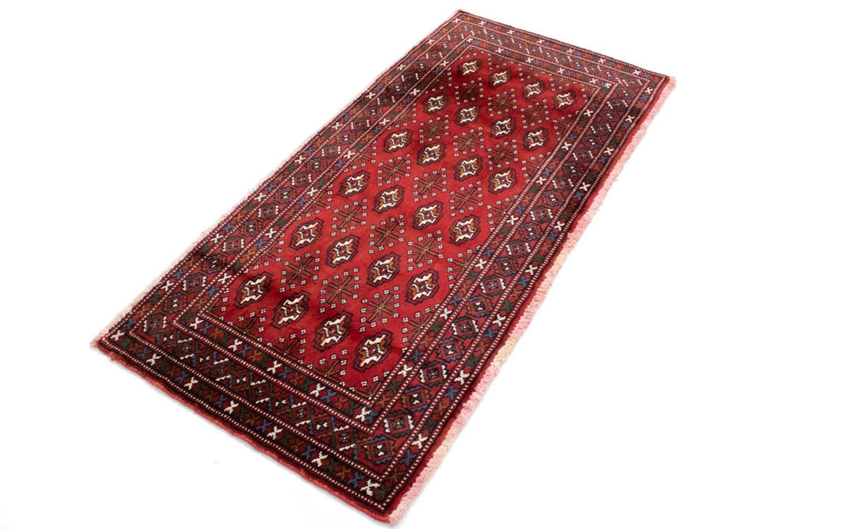 Tapis Turkaman - 130 x 60 cm - rouge