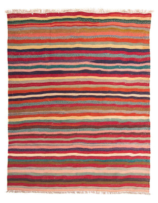 Tapis Kelim - Vieux - 190 x 145 cm - multicolore