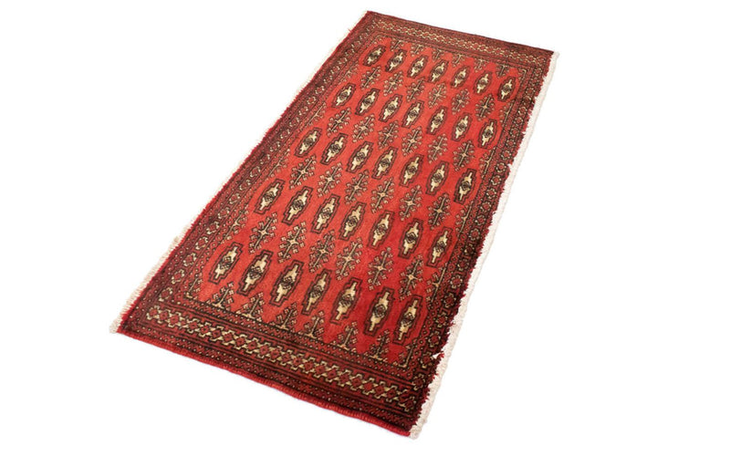 Tapis Turkaman - 130 x 60 cm - rouge