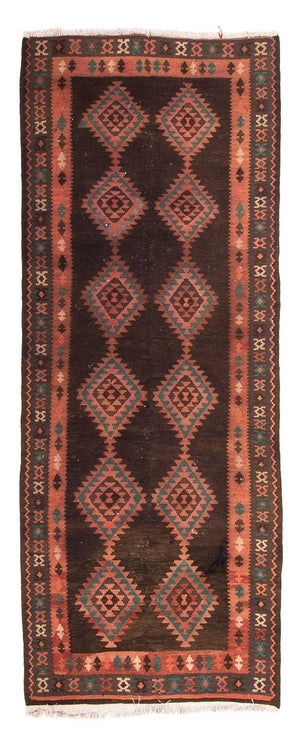 Tapis de couloir Tapis Kelim - Vieux - 290 x 110 cm - multicolore