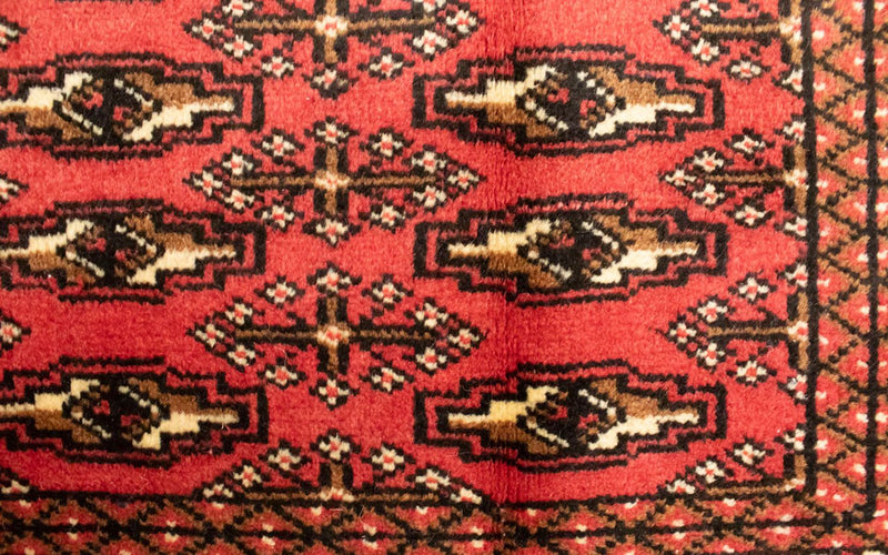 Tapis Turkaman - 130 x 60 cm - rouge