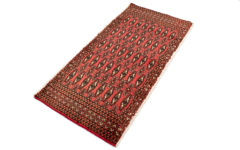 Tapis Turkaman - 130 x 60 cm - rouge
