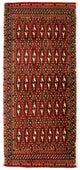 Tapis Turkaman 130x60cm - Tapis persan