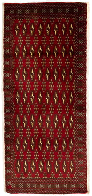 Tapis Turkaman - 130 x 60 cm - rouge