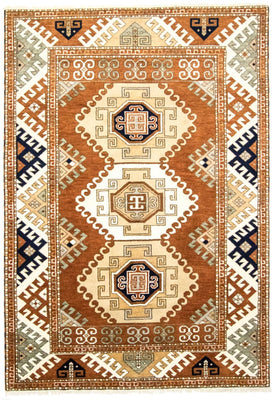 Tapis oriental - 298 x 208 cm - rouille