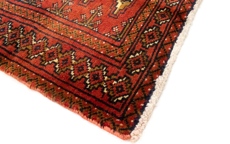 Tapis Turkaman - 130 x 60 cm - rouille