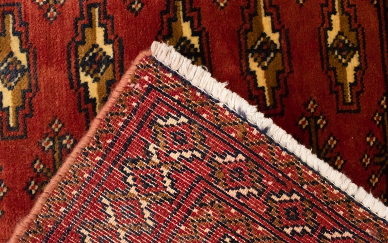 Tapis Turkaman - 130 x 60 cm - rouille