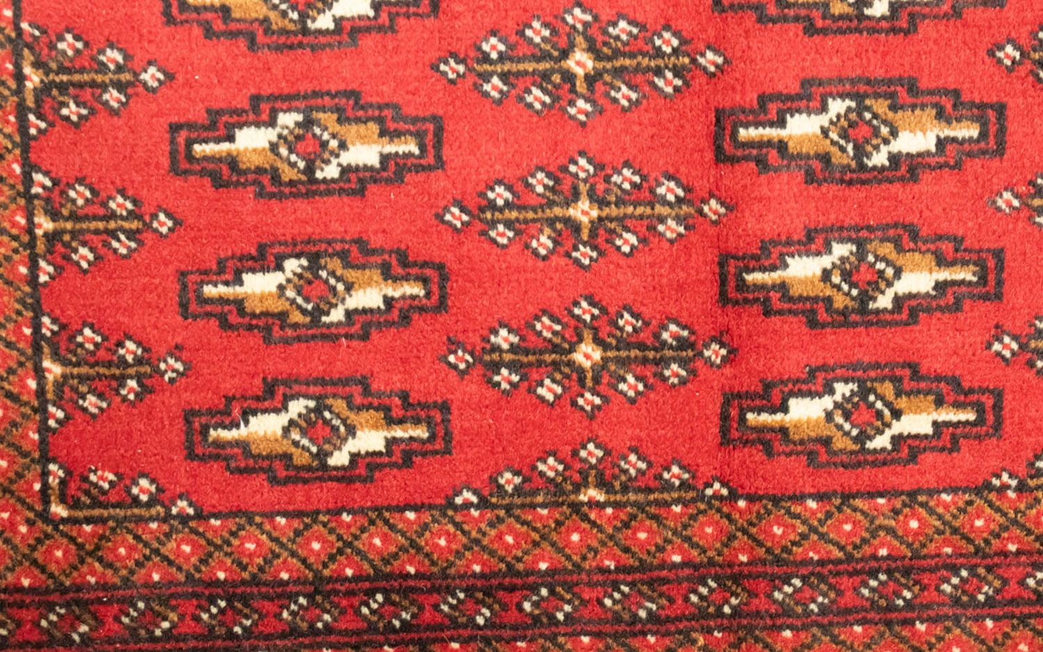 Tapis Turkaman - 130 x 60 cm - rouge