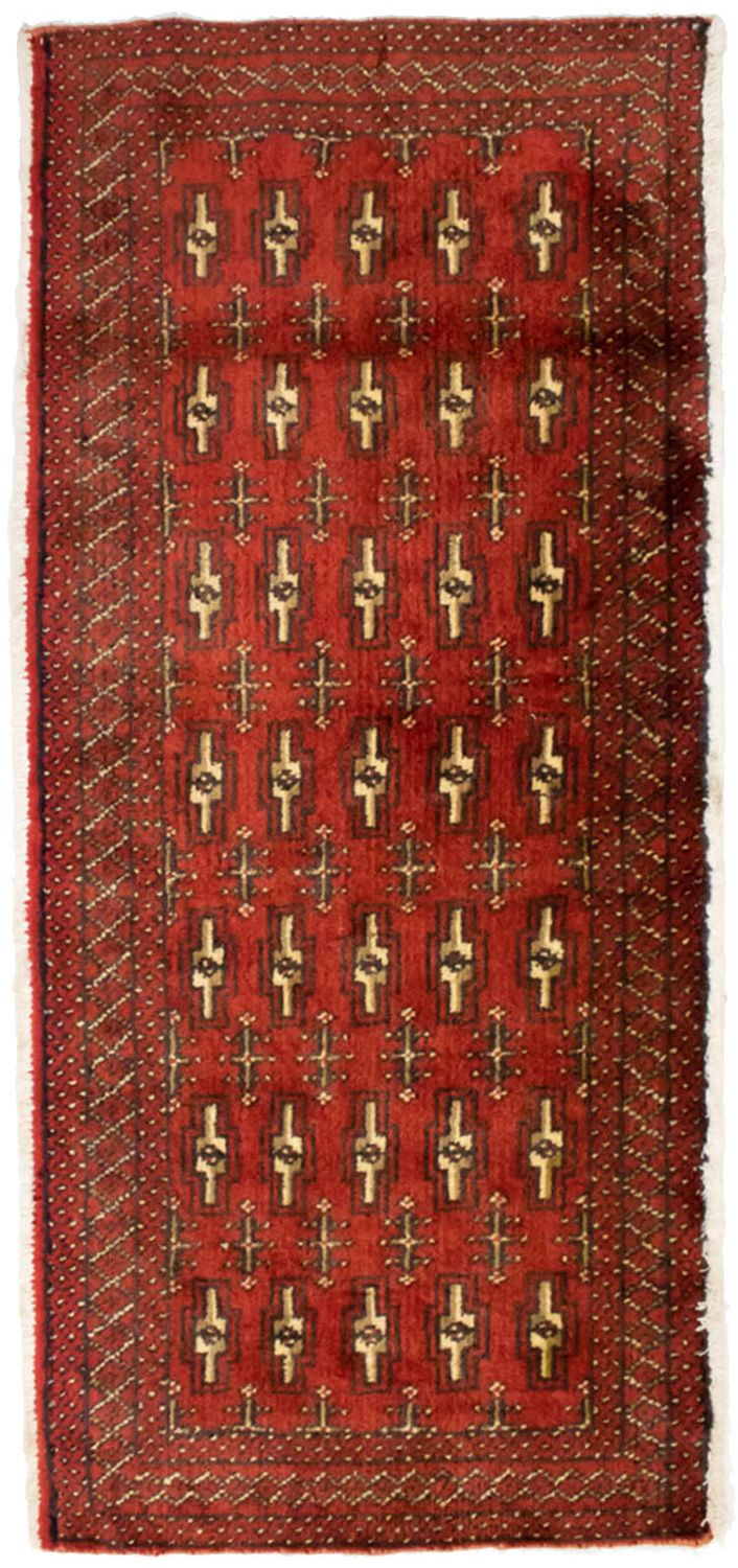 Tapis Turkaman - 130 x 60 cm - rouge