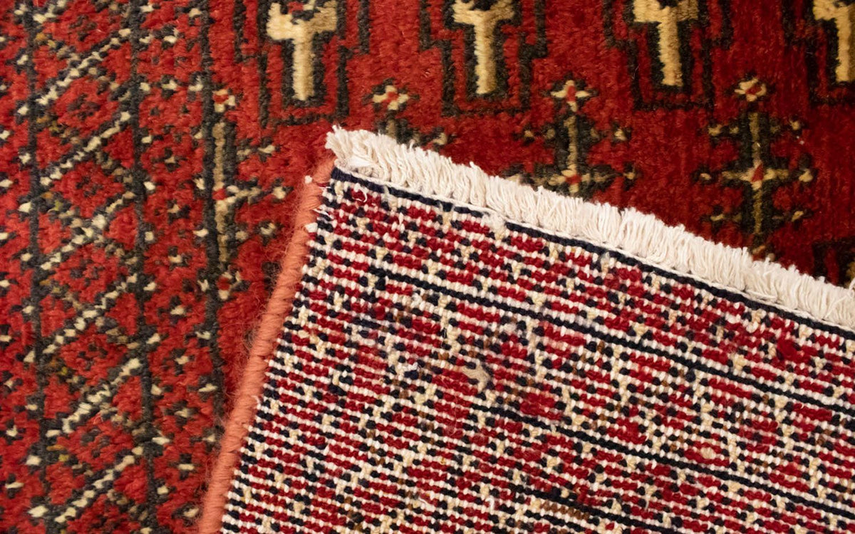 Tapis Turkaman - 130 x 60 cm - rouge