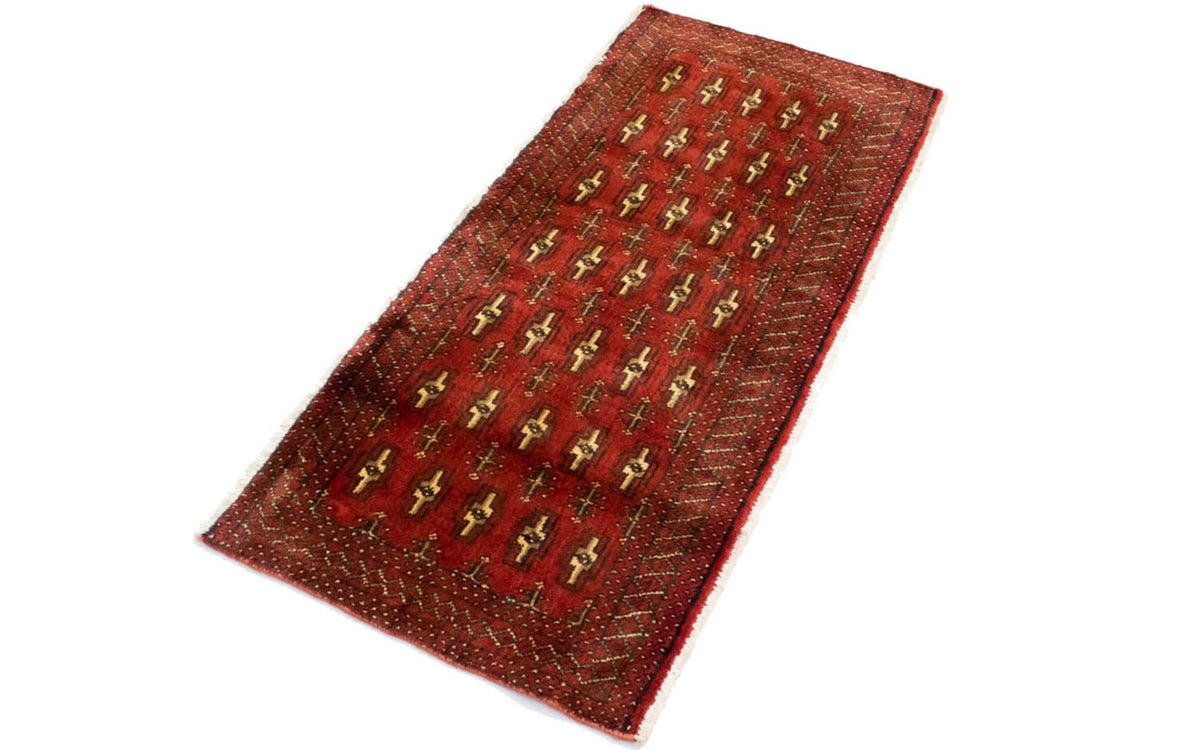 Tapis Turkaman - 130 x 60 cm - rouge