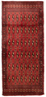Tapis Turkaman - 130 x 60 cm - rouge