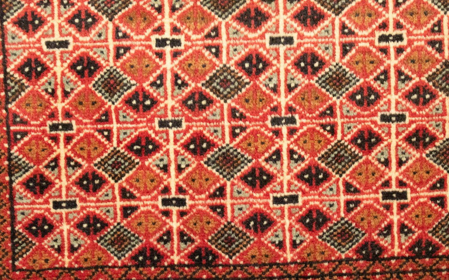 Tapis Turkaman - 130 x 60 cm - rouge clair