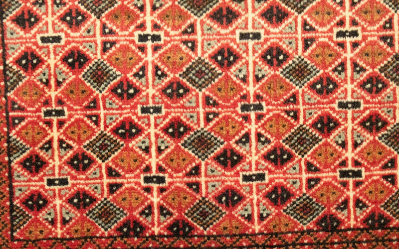 Tapis Turkaman - 130 x 60 cm - rouge clair