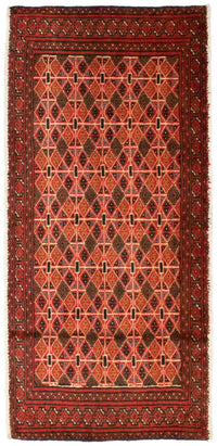 Tapis Turkaman - 130 x 60 cm - orange