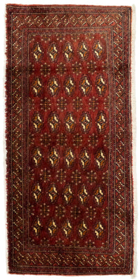 Tapis Turkaman - 130 x 60 cm - rouge