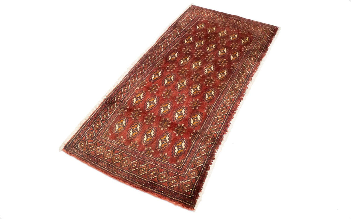 Tapis Turkaman - 130 x 60 cm - rouge