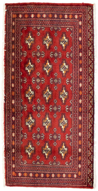 Tapis Turkaman - 130 x 60 cm - rouge