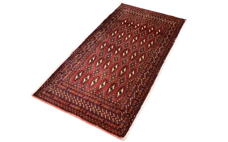 Tapis Turkaman - 130 x 60 cm - rouge