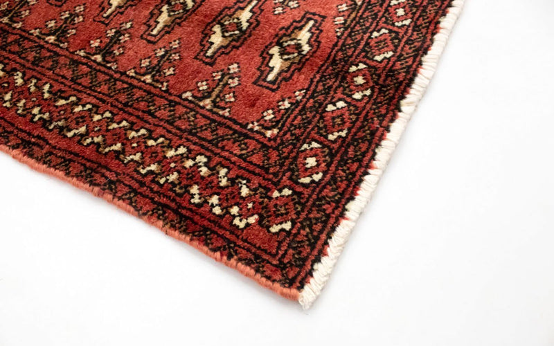 Tapis Turkaman - 130 x 60 cm - rouille