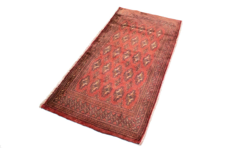 Tapis Turkaman - 130 x 60 cm - rouille