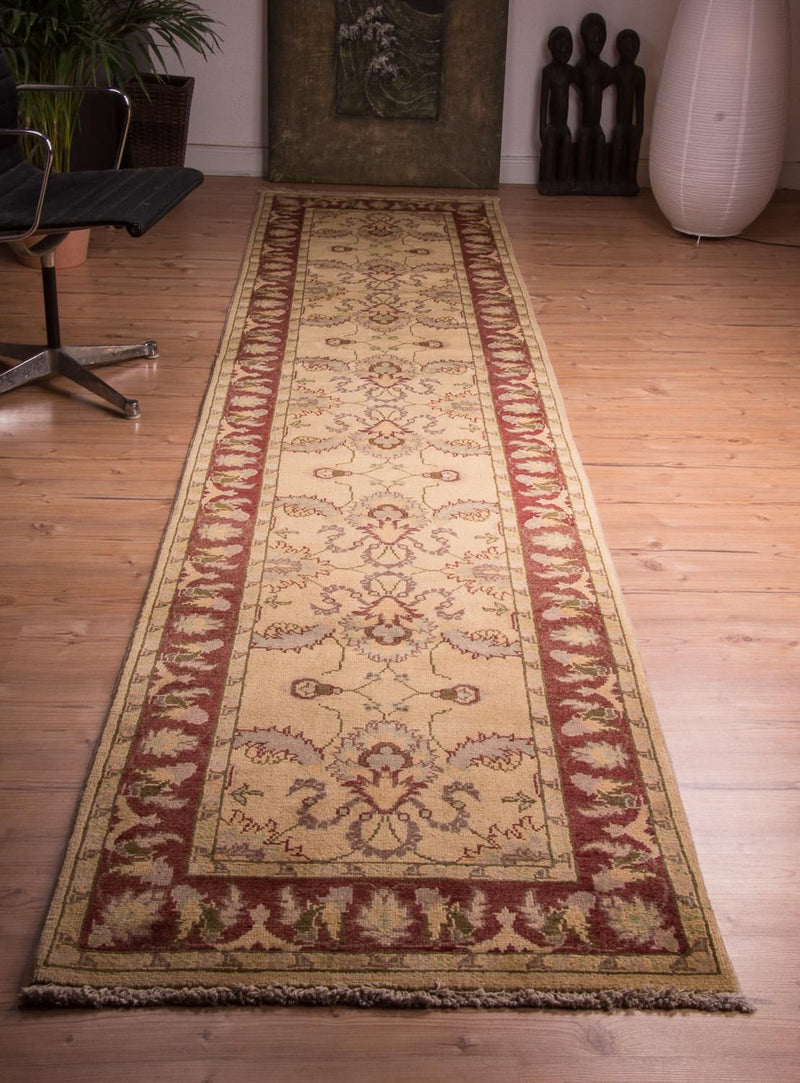 Tapis de couloir Tapis Ziegler - 388 x 84 cm - beige