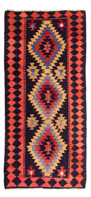 Tapis de couloir Tapis Kelim - Vieux - 295 x 135 cm - multicolore