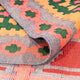 Tapis de couloir Tapis Kelim - Vieux - 340 x 150 cm - multicolore