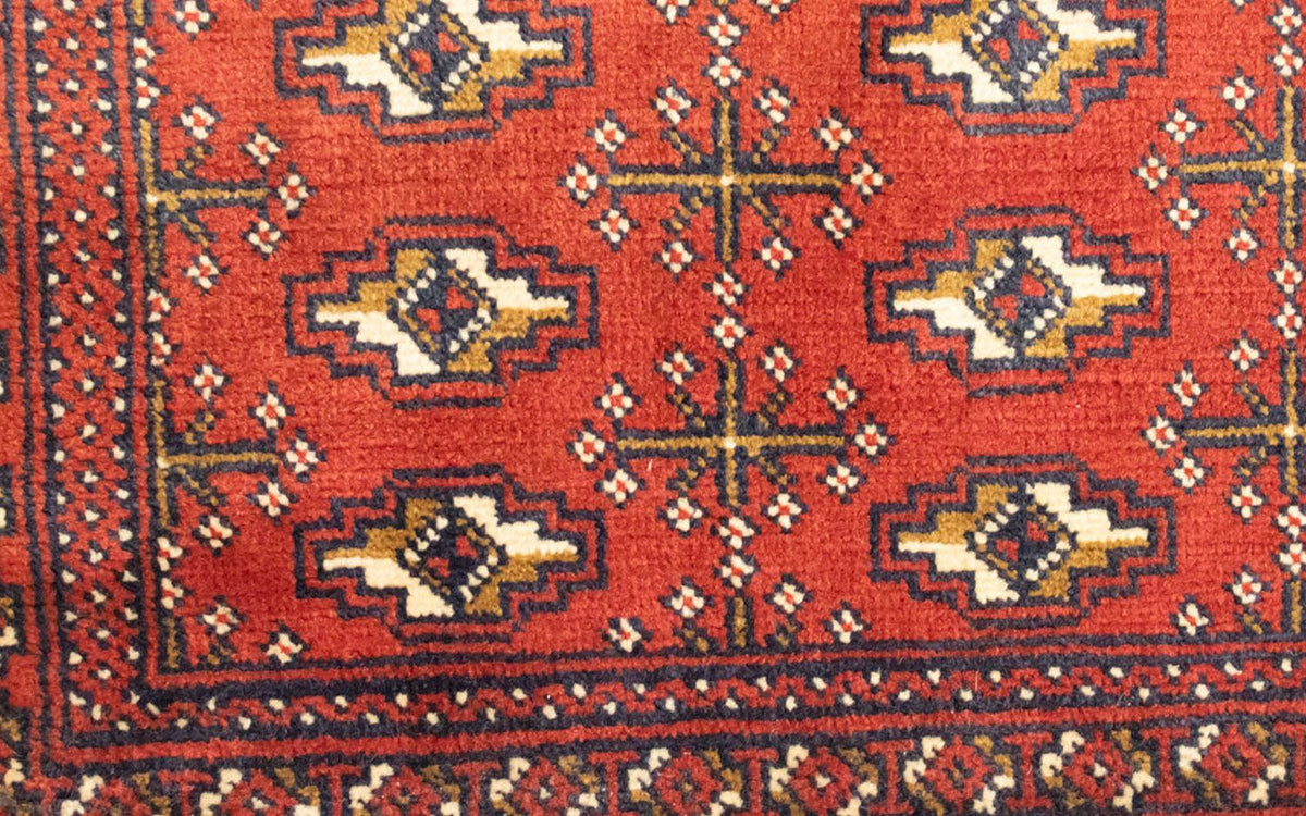 Tapis Turkaman - 130 x 60 cm - rouille