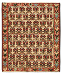 Tapis Kelim - Vieux - 143 x 119 cm - beige