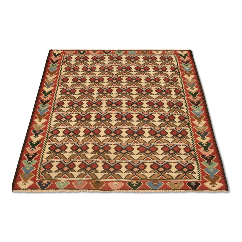Tapis Kelim - Vieux - 143 x 119 cm - beige