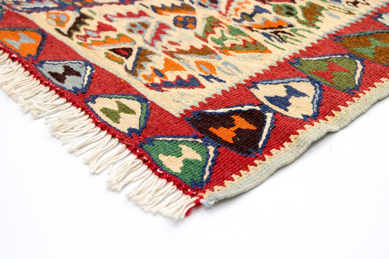 Tapis Kelim - Vieux - 153 x 119 cm - bleu