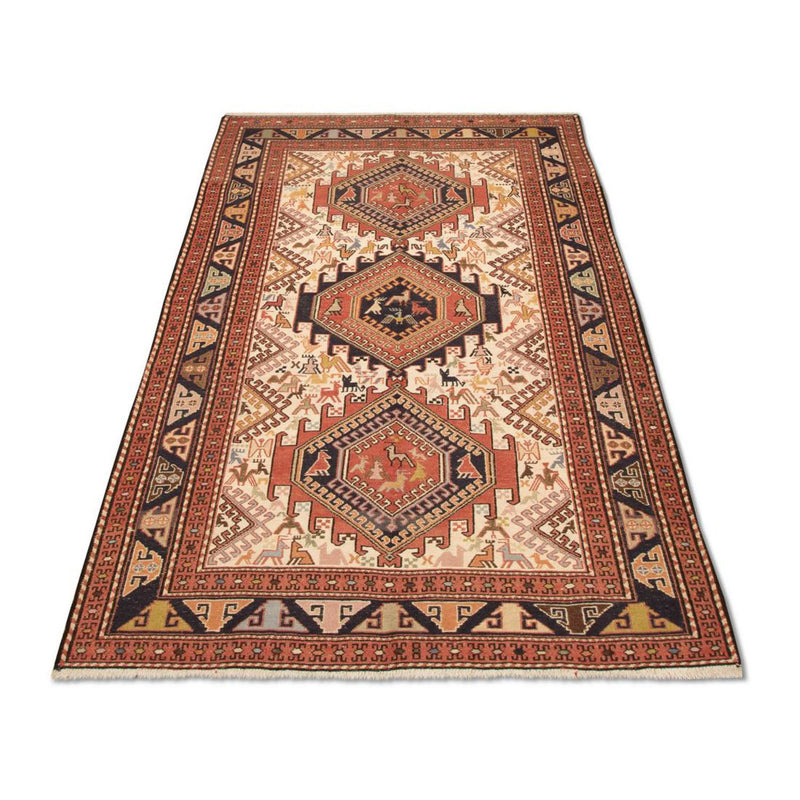 Tapis Kelim - Oriental - 194 x 122 cm - marron