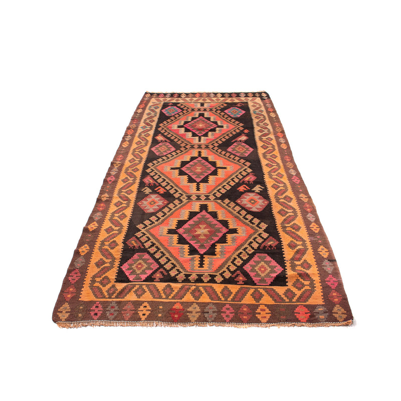 Tapis de couloir Tapis Kelim - Vieux - 320 x 150 cm - multicolore