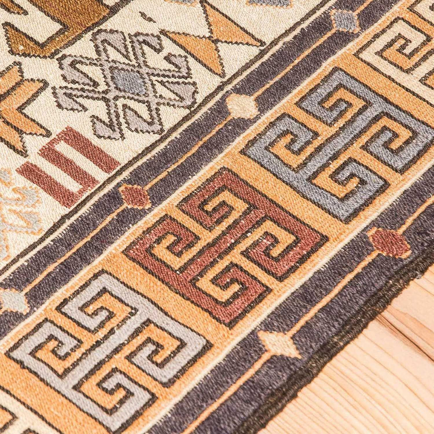 Kilim en soie Tapis 210x115cm