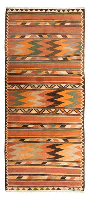 Tapis de couloir Tapis Kelim - Vieux - 340 x 160 cm - multicolore