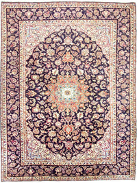 Tapis persan - Classique - 412 x 295 cm - bleu foncé