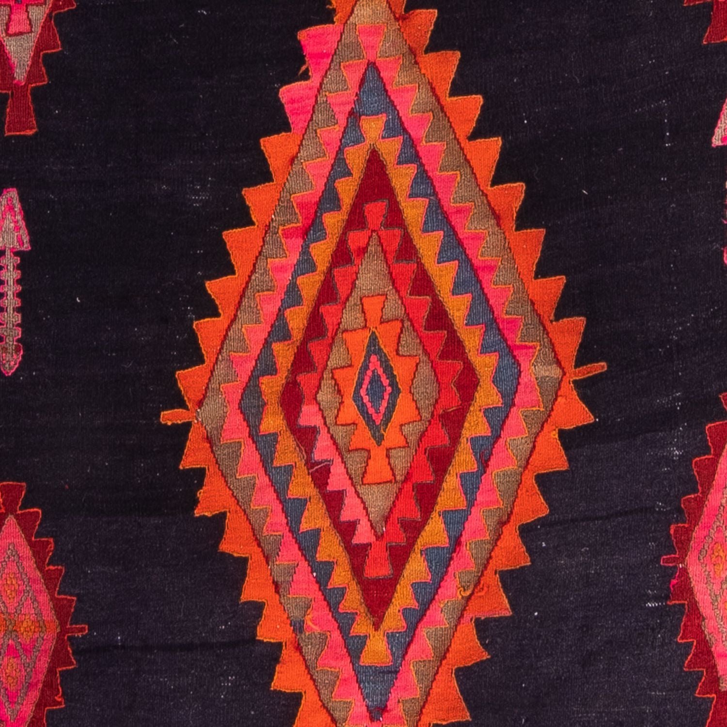 Tapis de couloir Tapis Kelim - Vieux - 315 x 150 cm - multicolore