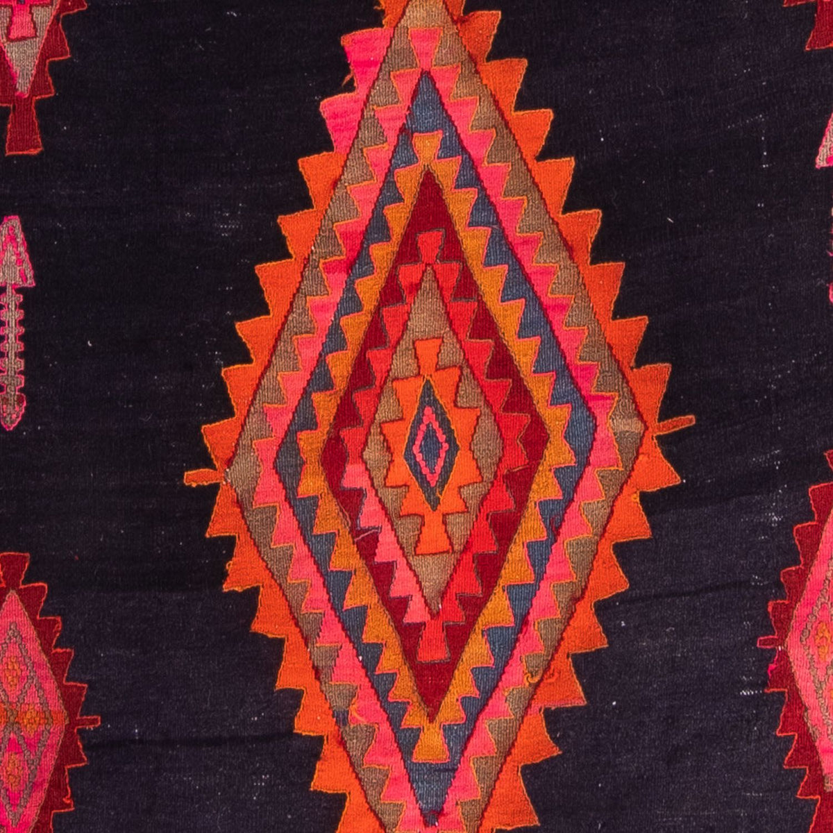 Tapis de couloir Tapis Kelim - Vieux - 315 x 150 cm - multicolore