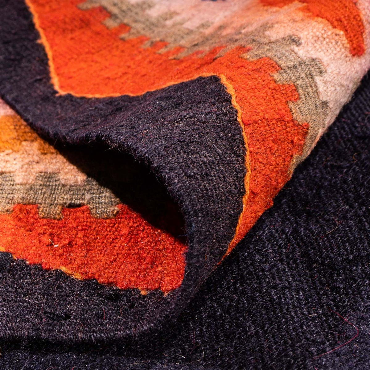 Tapis de couloir Tapis Kelim - Vieux - 315 x 150 cm - multicolore