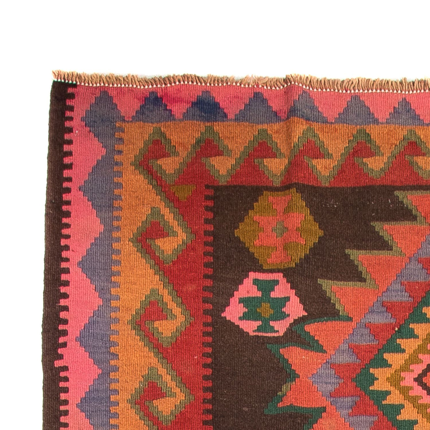 Tapis Kelim ancien / antique Tapis 330x155cm