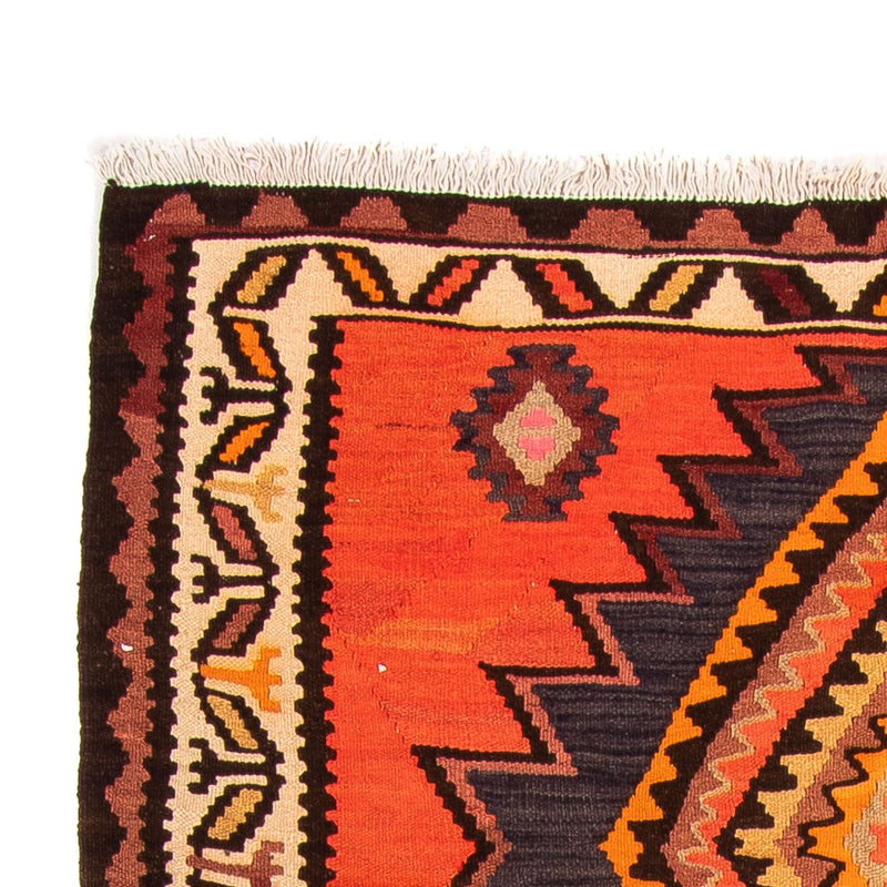 Tapis de couloir Tapis Kelim - Vieux - 275 x 140 cm - multicolore