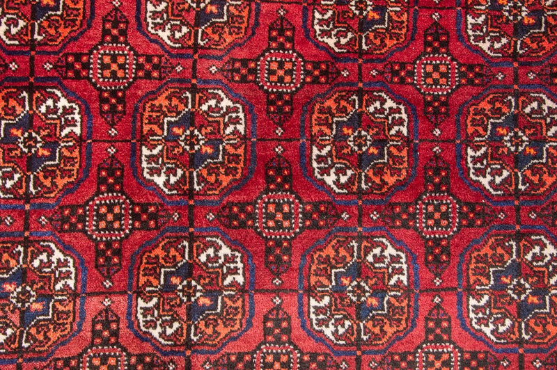 Tapis de couloir Tapis afghan - Boukhara - 292 x 86 cm - rouge