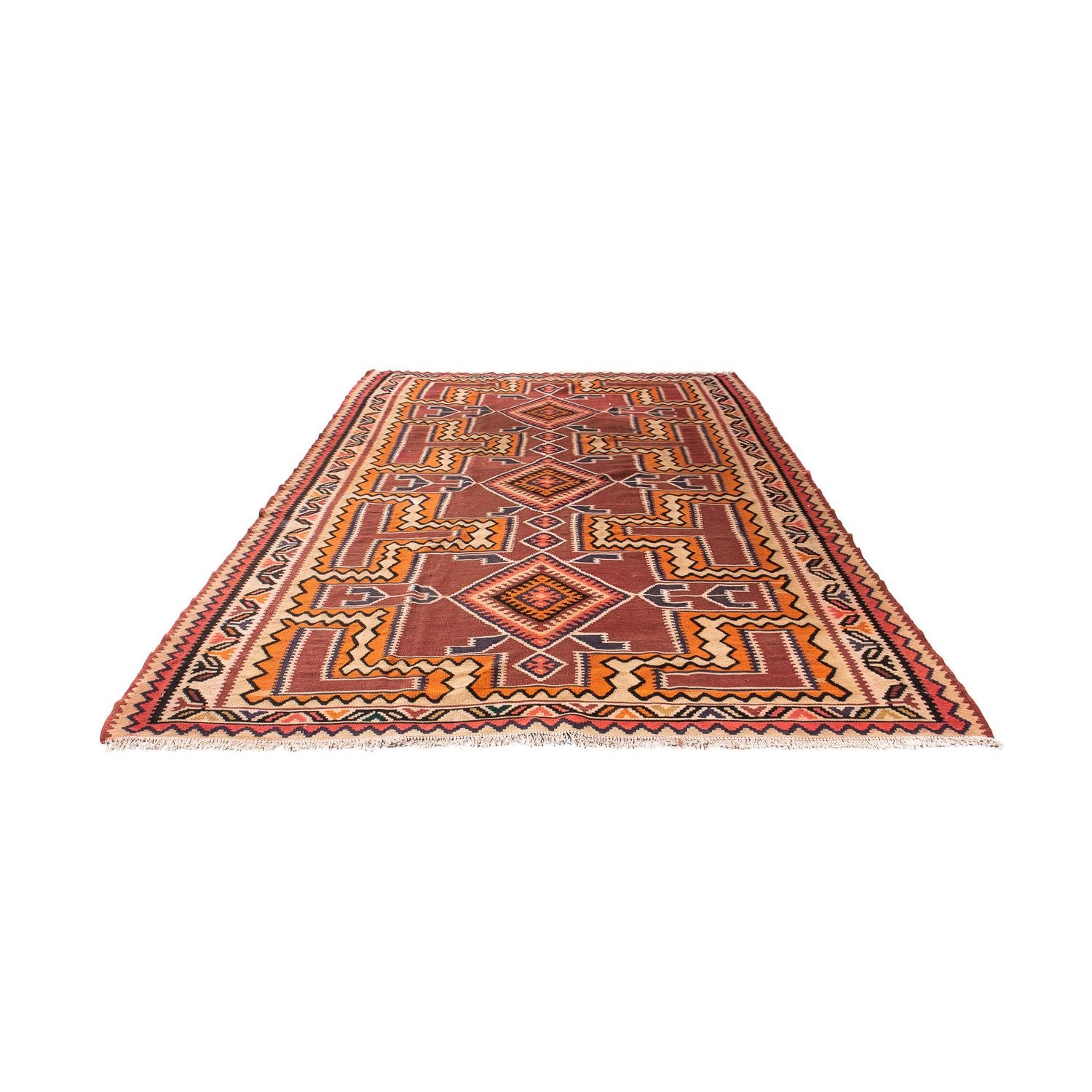 Tapis Kelim - Vieux - 285 x 180 cm - multicolore